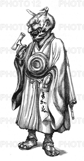 Statuette représentant le diable japonais