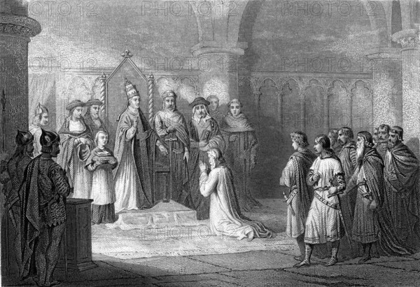 Le Pape Grégoire VII à ROME