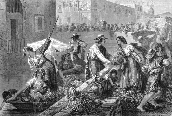 Marché du pont à MEXICO