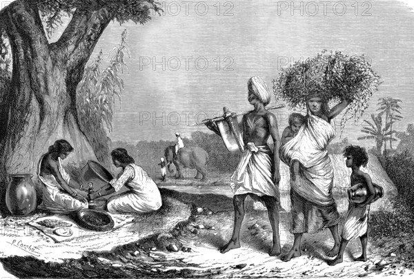 Paysans hindous du Sud de L'Inde