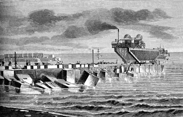 Construction du port de La Réunion