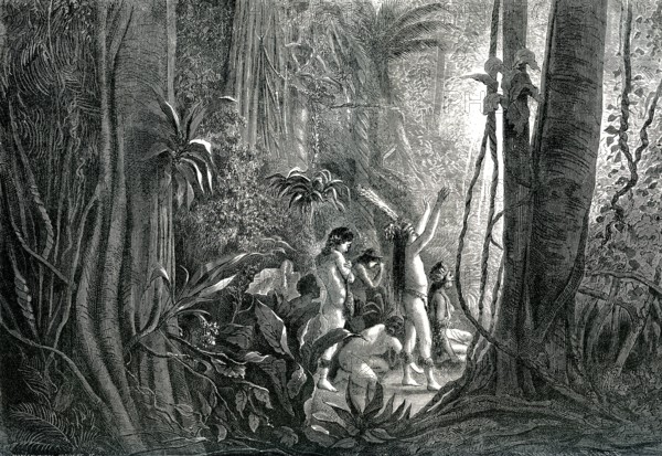 Prière des indiens d'AMAZONIE au Soleil