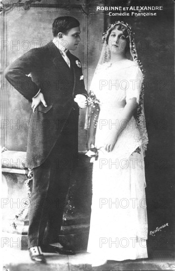 Gabrielle ROBINNE et René ALEXANDRE