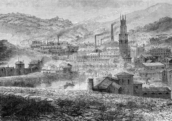 Vue de TAVISTOCK en Cornouailles, Angleterre