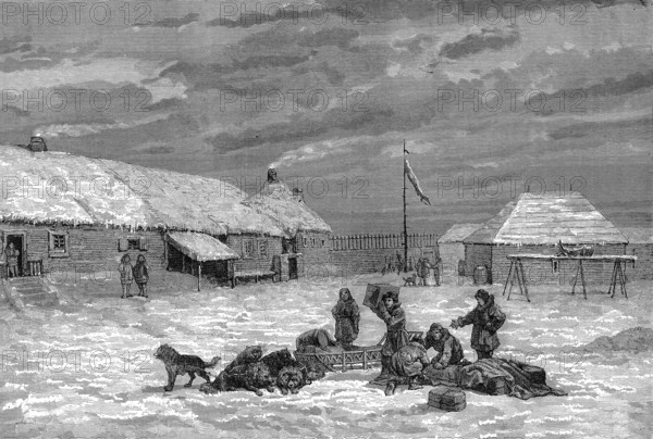 Le fort Saint Michel en ALASKA en 1869