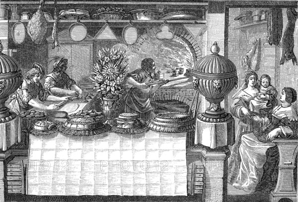 Un pâtissier au 17ème siècle