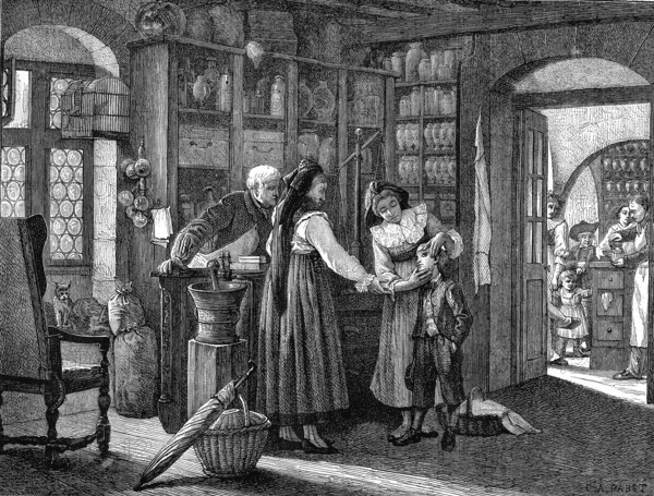 Une pharmacie en Alsace