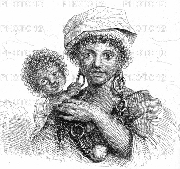 VANUATU, femme de l'Île de TANNA