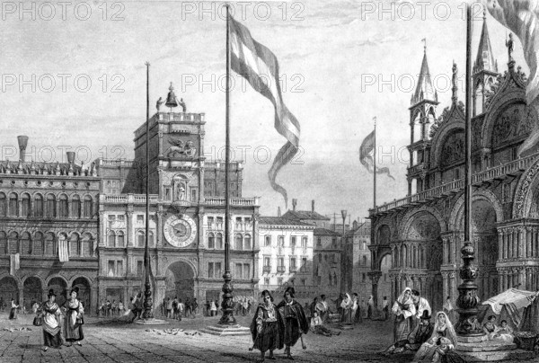 L'horloge Place Saint Marc