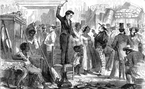 Vente d'esclaves au Brésil