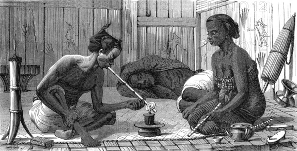 Fumeurs d'opium, Malaisie