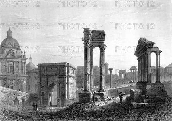 Les ruines du FORUM romain