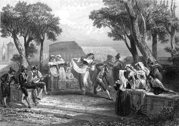 Les jardins Farnèse à ROME