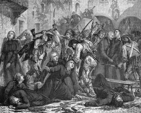 Massacres des prêtres à la Revolution Française