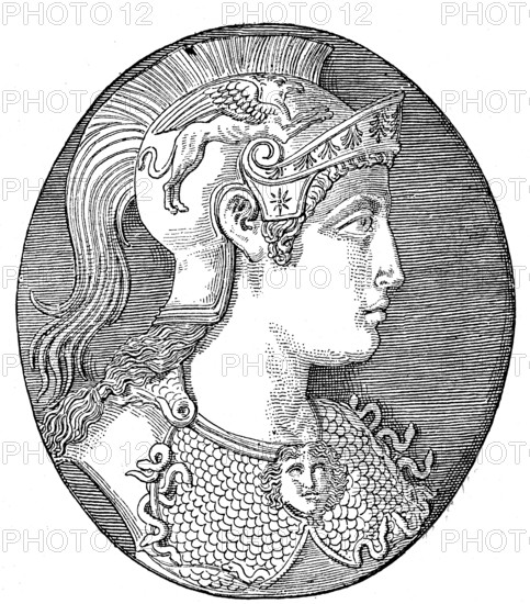 La Déesse romaine MINERVE