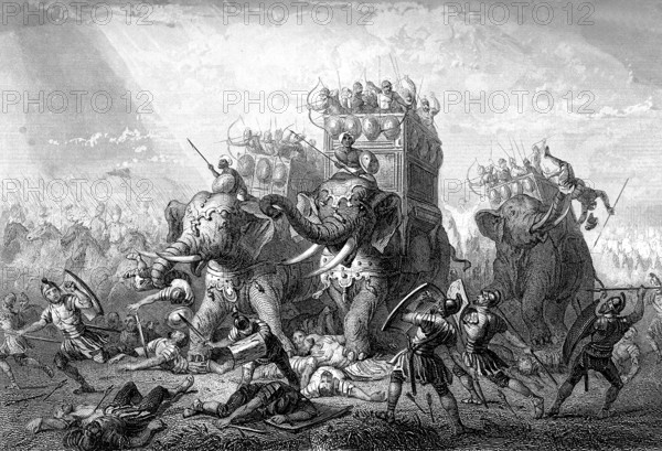 Bataille de Cannes, Italie, le 2 Août 216 avant J.C.