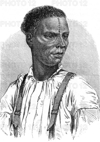 Nègre Yambane de l'ile de La Réunion