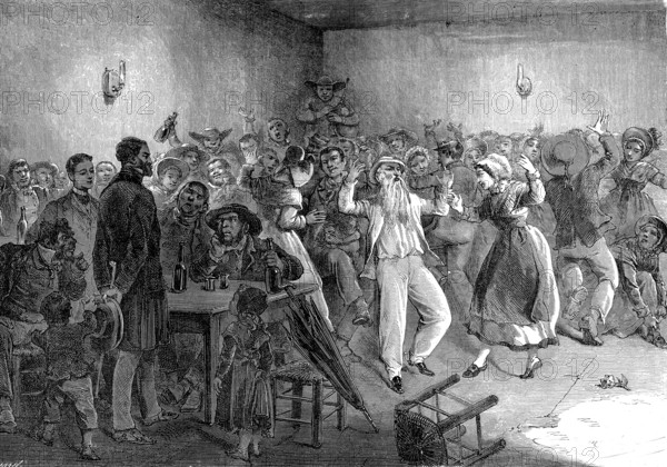 Noce et bal à SALERS, Auvergne