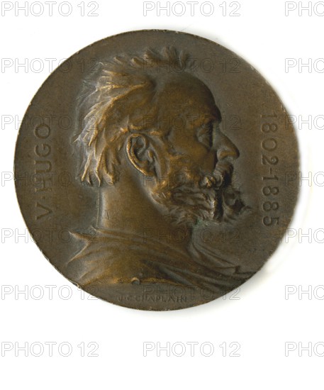 Médaille VICTOR HUGO (Recto)