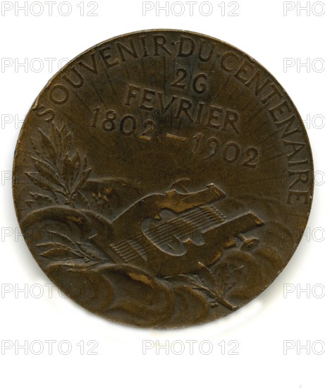 Médaille Victor HUGO (Verso)