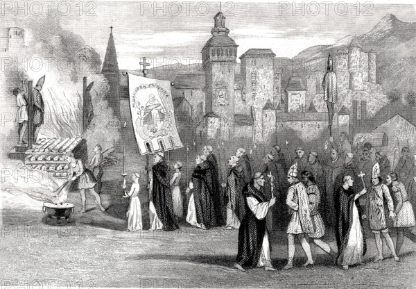 Autodafé en Espagne