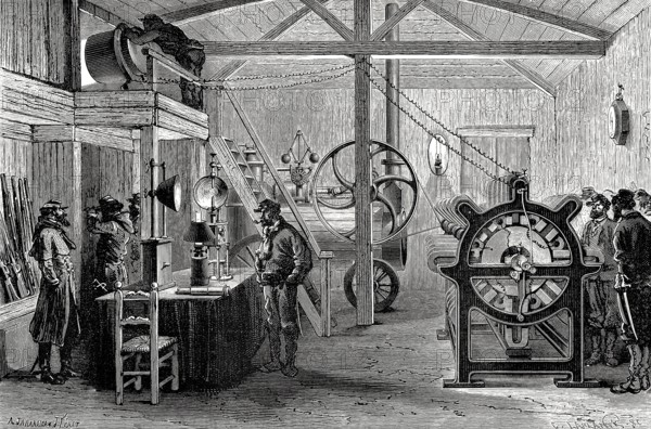 L'éléctricité à PARIS pendant le siège de La Commune