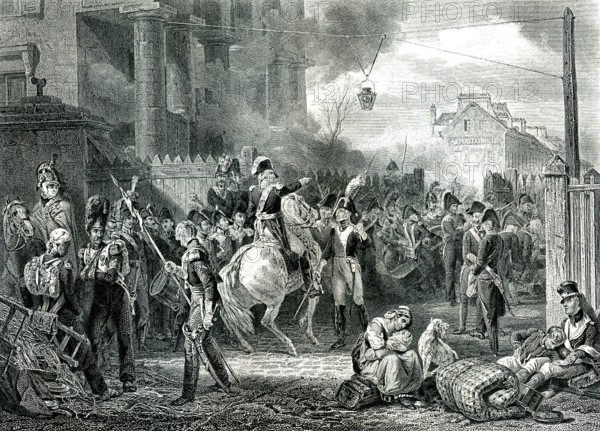 Le Maréchal MONCEY à la Barrière de CLICHY