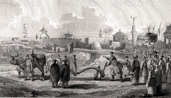 Sacre et fête de l'agriculture en Chine