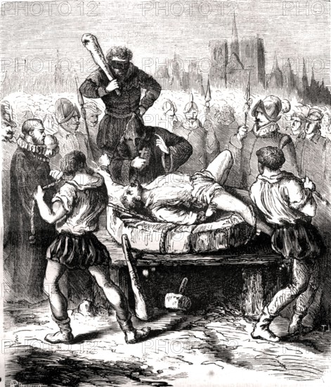 Supplice de Ravaillac par les Jésuites