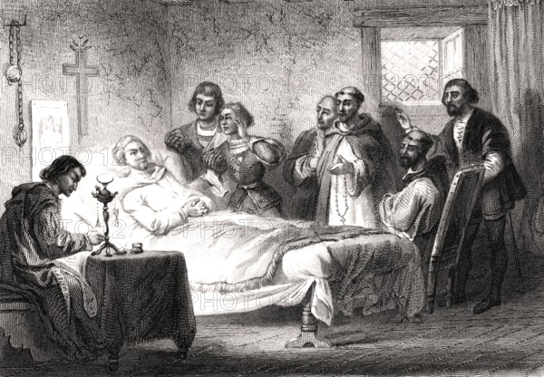 La mort de Christophe Colomb