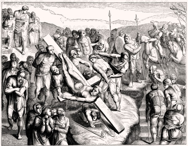 Cruxifiction de Saint Pierre