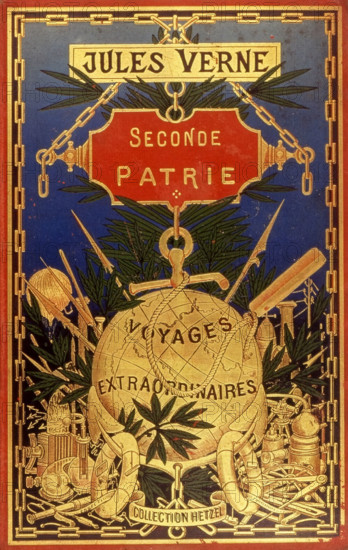 Cover of the book 'Second Fatherland', by Jules Verne