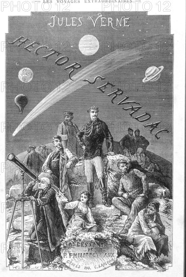 Illustration du livre "Hector Servadac", de Jules Verne