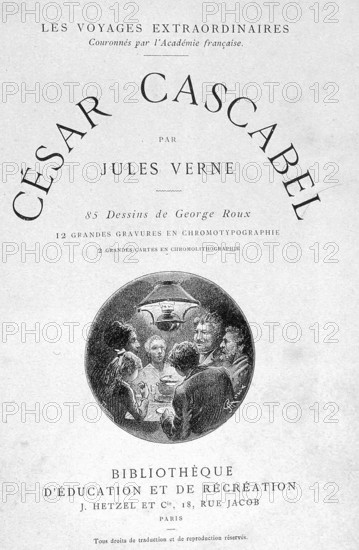 Page de garde de "César Cascabel", de Jules Verne