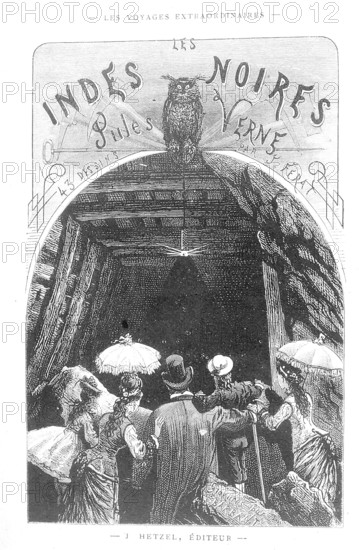 Jules Verne, illustration of 'Black Indies'