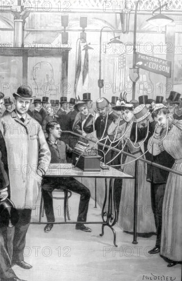 Audition du phonographe