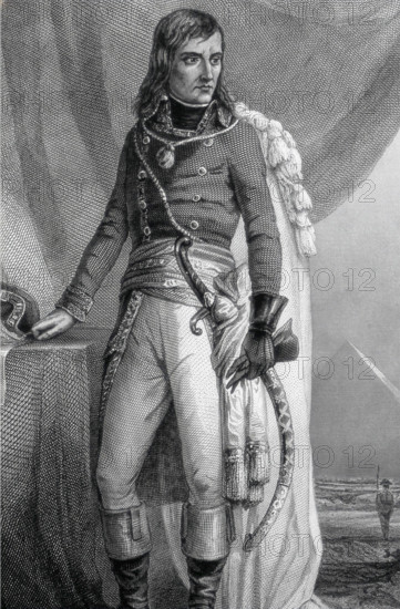 Portrait de Napoléon Bonaparte jeune