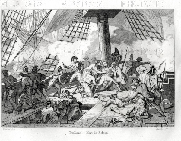 Reville, Mort de Nelson à Trafalgar