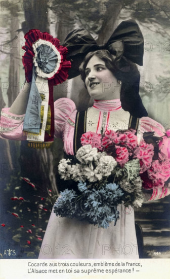 Patriotic Young Woman