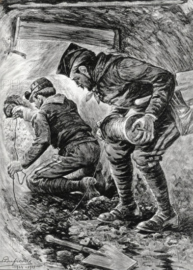 Dufresnes, Sappers in a Mine