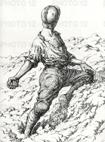 Droit, Le Grenadier lançant sa grenade