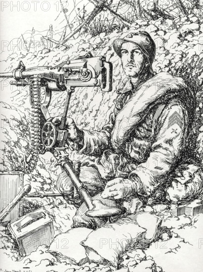 Droit, Le mitrailleur