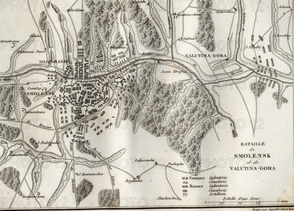 Plan de la bataille de Smolensk