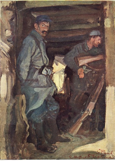 Douy-Pascault, Tranchée couverte à Saint-Paul près de Soissons