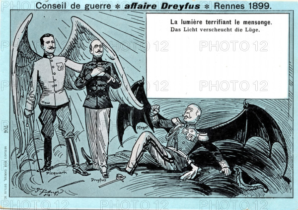 The light terrifying the lie