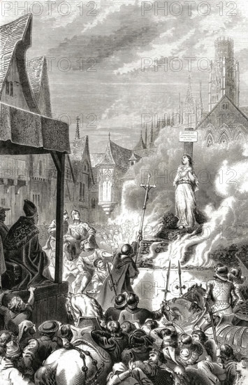Mort de Jeanne d'Arc le 4 mai 1431.