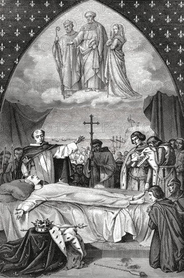 Death of Saint Louis.