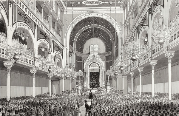 Synagogue à Paris.