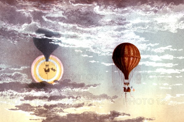 Effet de mirage de l'auréole lumineuse