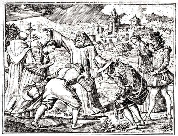 Pluie de sang en Provence en juillet 1608.( Pluie colorée )